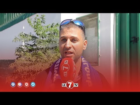 شاهد رئيس بعثة هلال القدس يشيد بحسن استقبال جماهير الرجاء للفريق